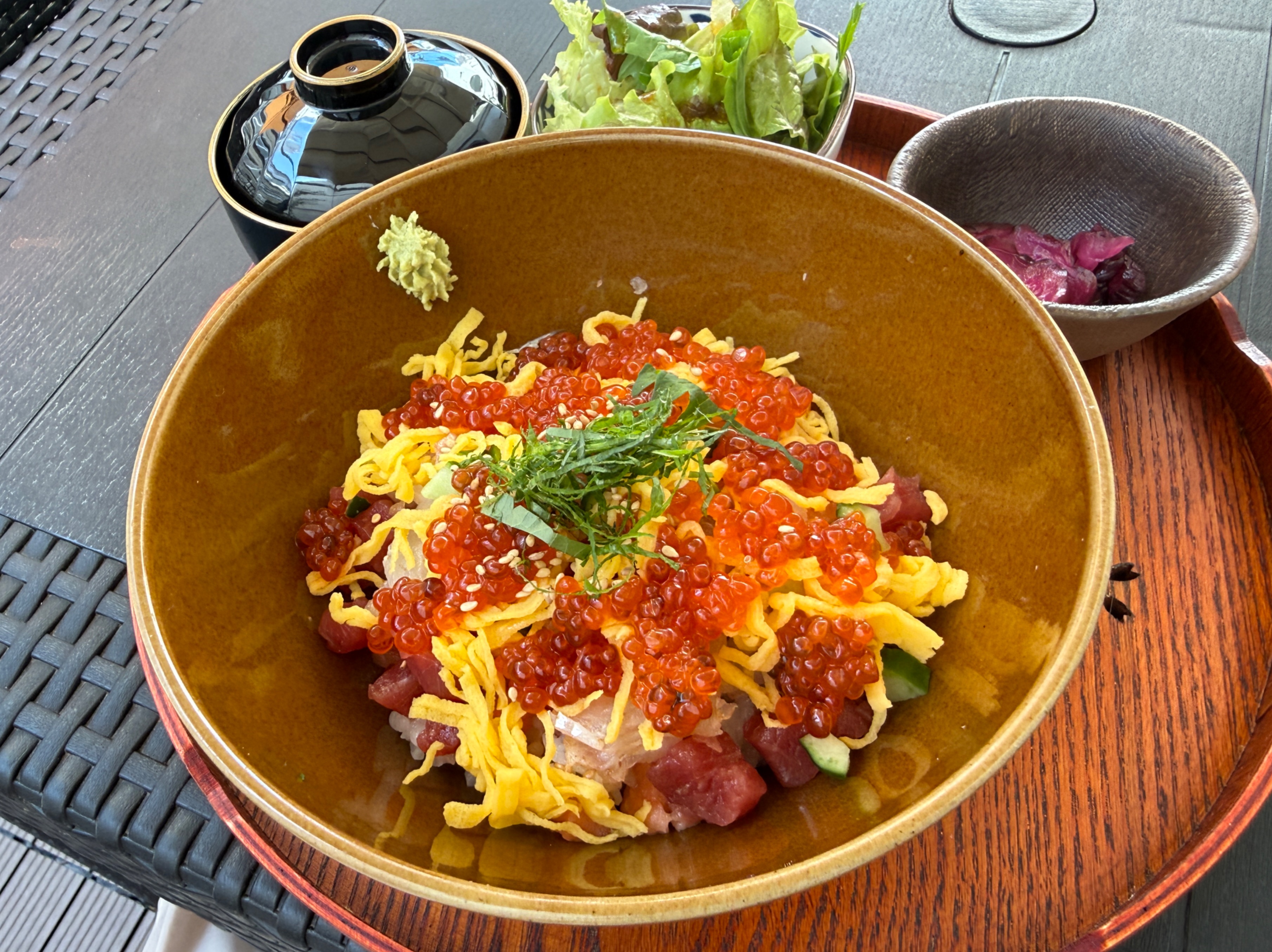 海鮮ばらちらし丼定食