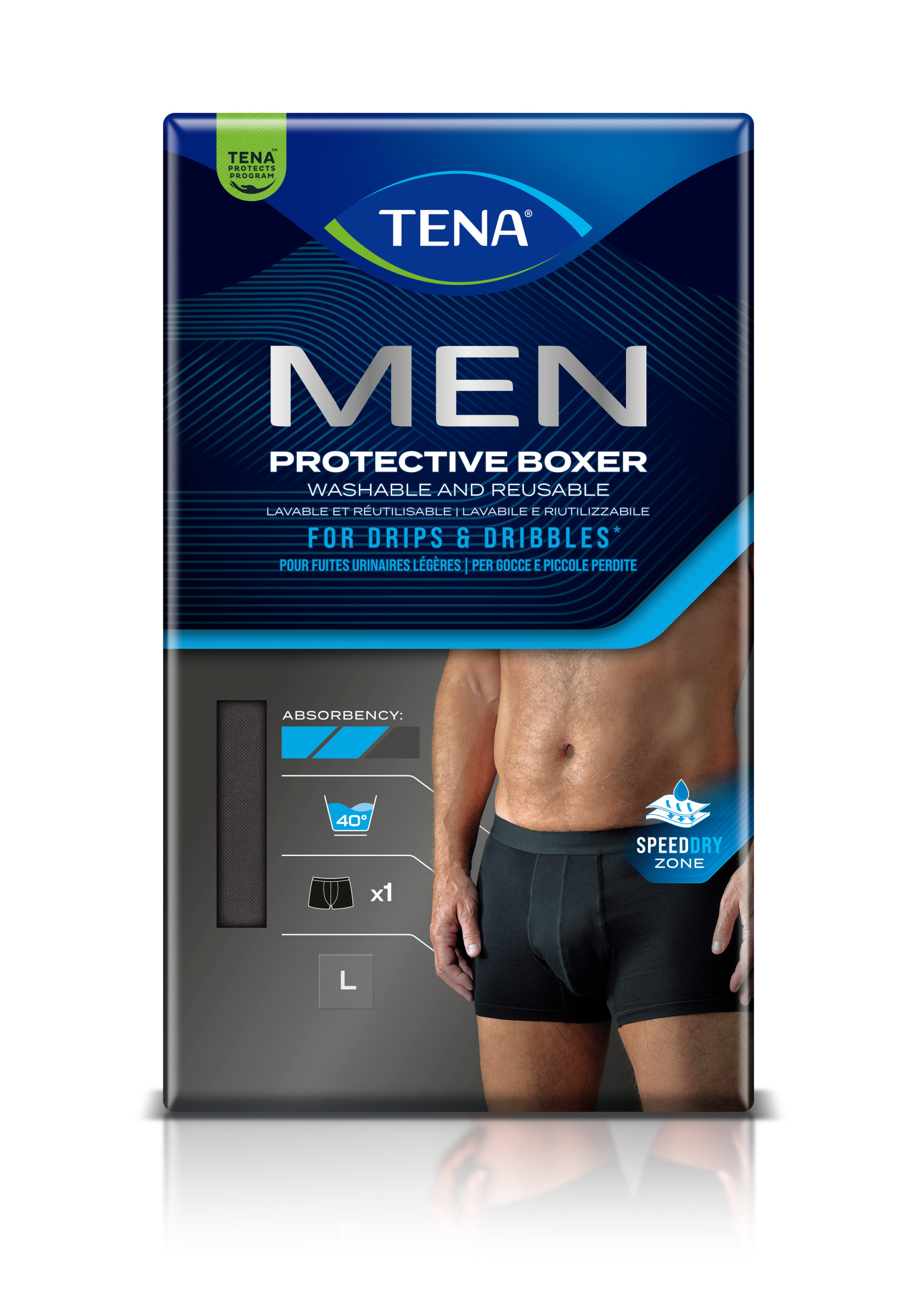 TENA Men Wasbare Boxershorts