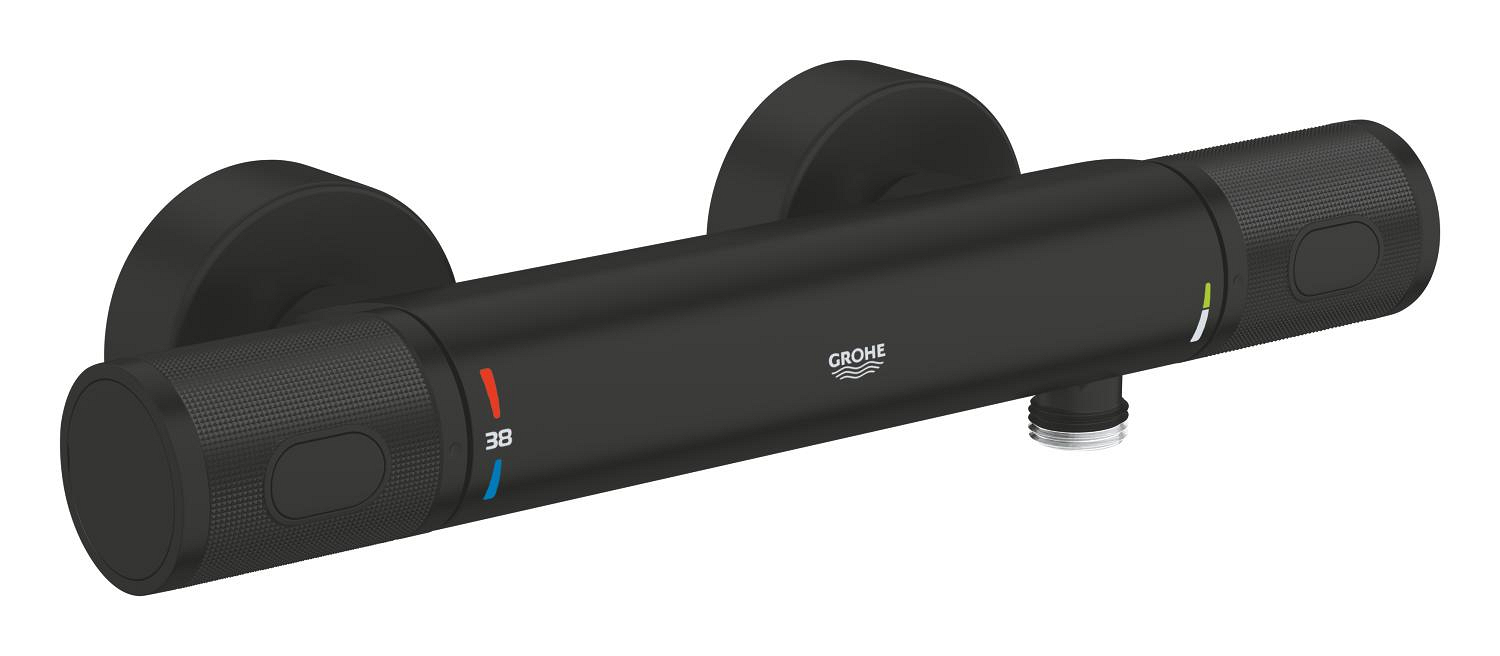 GROHE - Precision Feel Douchethermostaatkraan - 150 mm - Matte Black 347902430