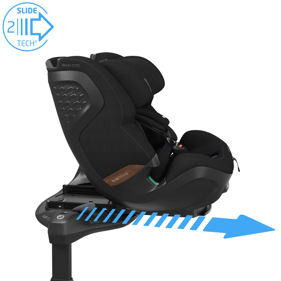 Maxi-Cosi Pearl XL Slide Pro All-Ages Car Seat with SLIDETECH®2 - Authentic Black