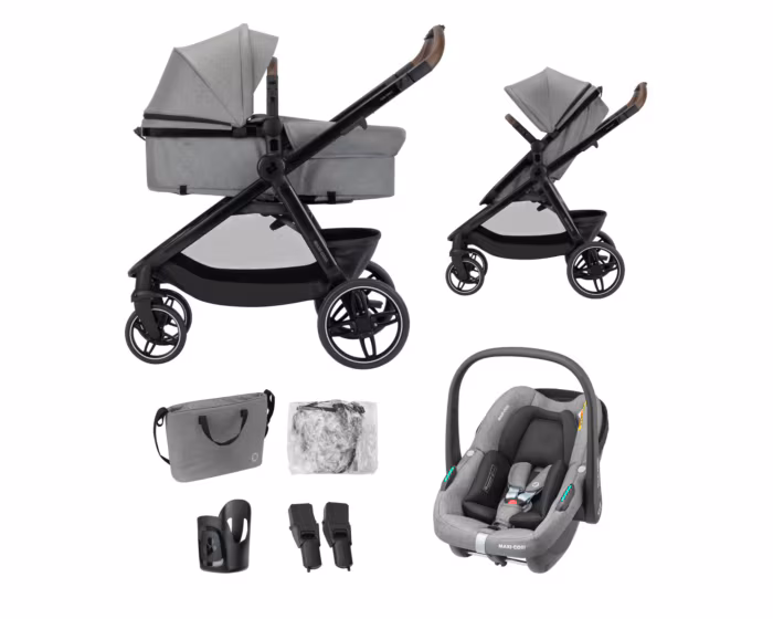 Maxi Cosi Zelia Select 3-in-1 Travel System - Grey