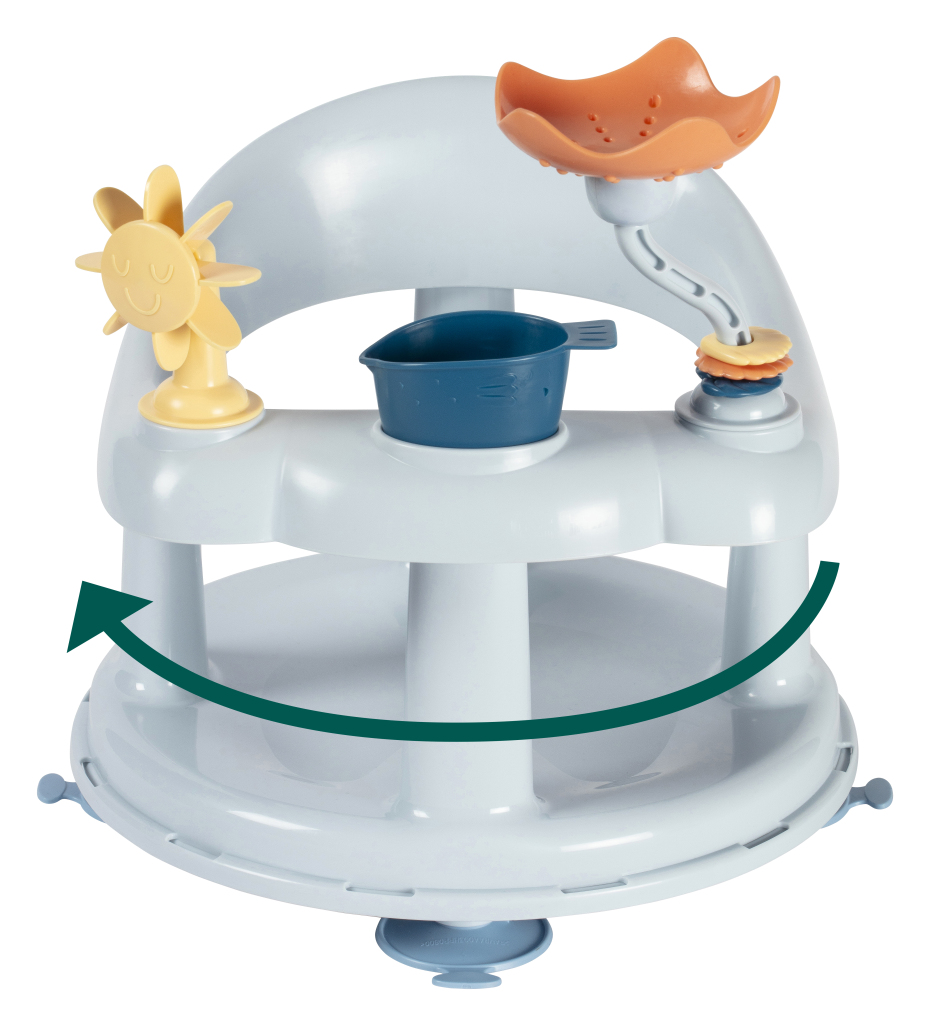 Bebeconfort Playful Swivel Bath Seat - Blue