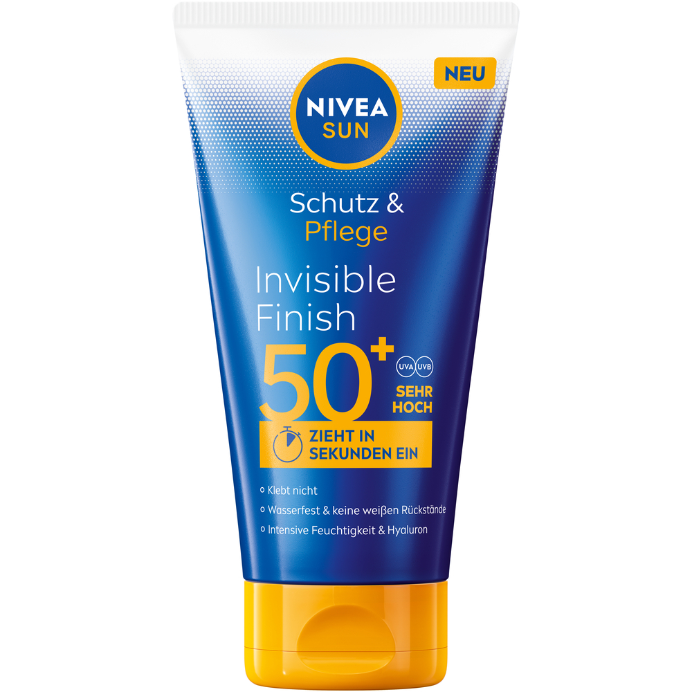 NIVEA SUN Schutz & Pflege Invisible Finish LSF 50+
