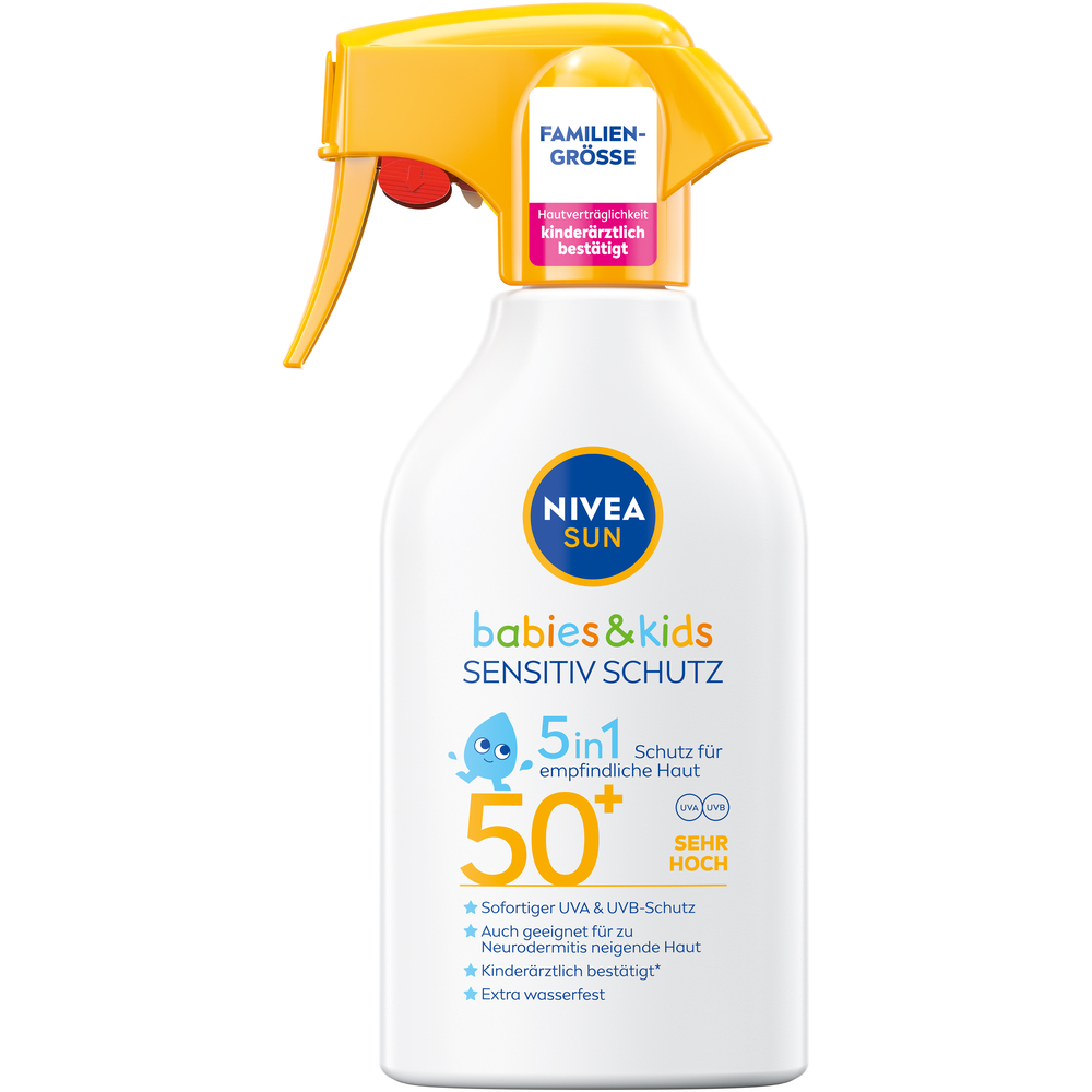 NIVEA SUN Babies & Kids Sensitiv Schutz Sonnenspray LSF 50+