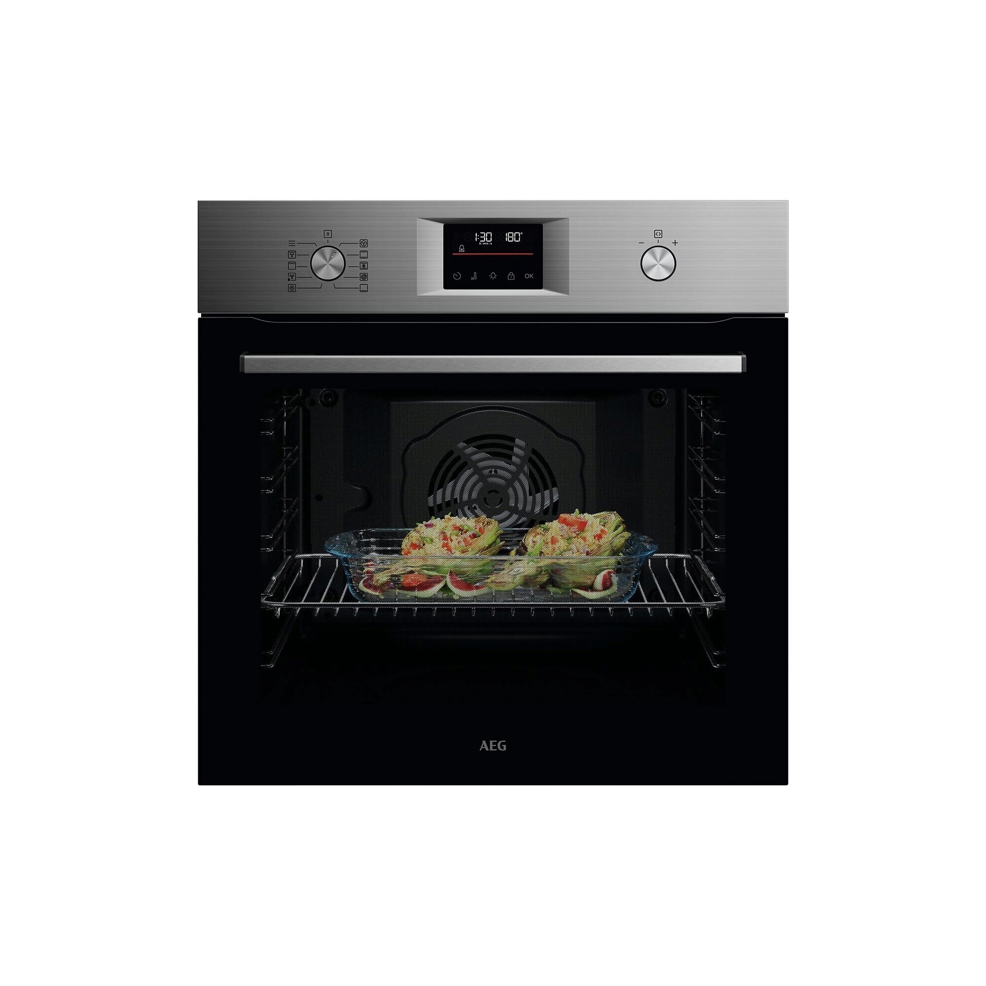 AEG OU5PB40WSM 5000 SurroundCook Heteluchtoven met pyrolysereiniging