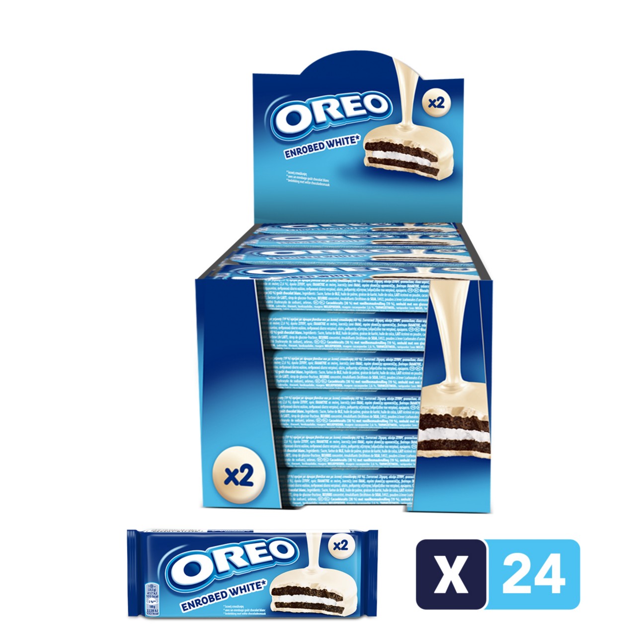 OREO Original Enrobed White - Doos 24 x 41g