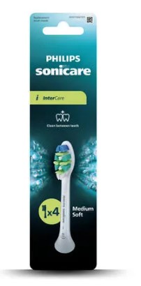 Philips Sonicare I Intercare HX9004/87  Opzetborstels wit Verpakking van 4