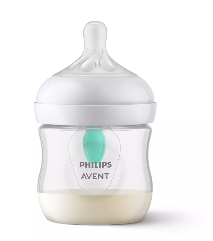 "Philips Avent Natural Response Flasche Babyflasche mit AirFree Ventil 125ml, 2er-Pack SCY670/02