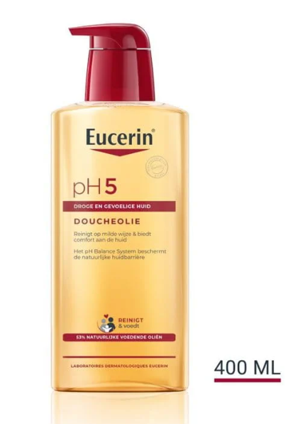 Eucerin pH5 Douche Olie Droge en Gevoelige Huid met pomp