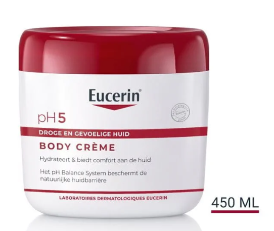 Eucerin pH5 Body Crème Droge en Gevoelige Huid Pot