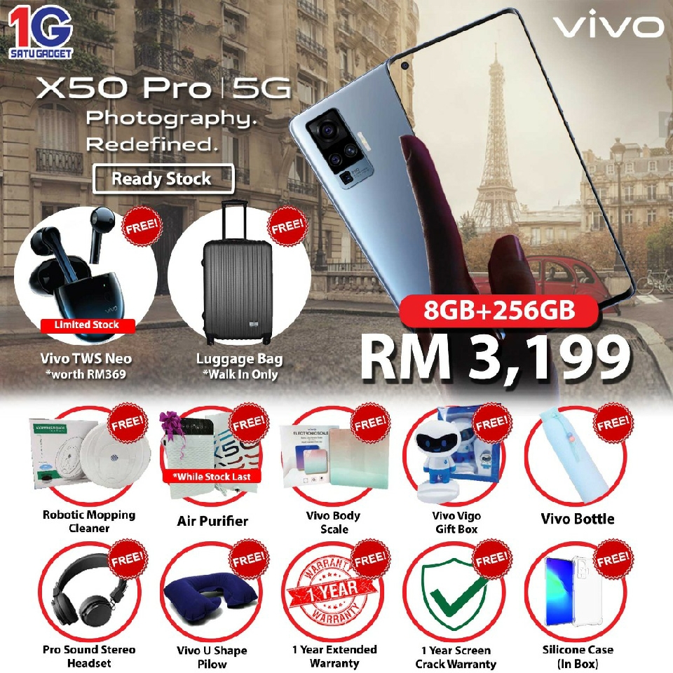 Vivo X50 Pro - Satu Gadget Menara PGRM  Compare mobile 