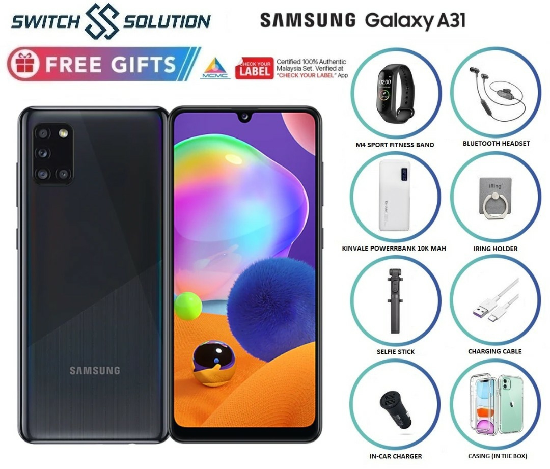 Samsung Galaxy A31 6GB+128GB MY SET FREE GIFTS - Switch ...