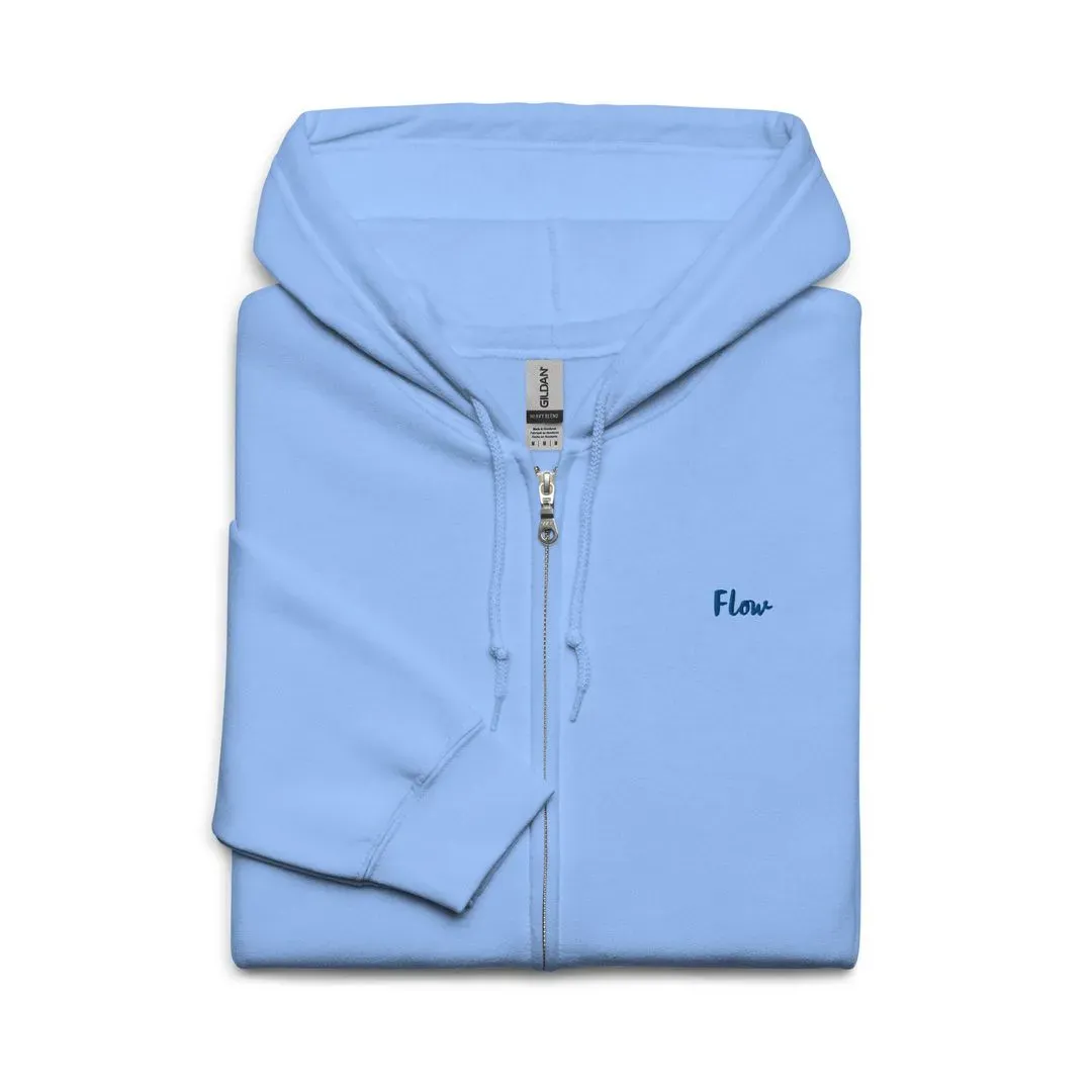 'Flow' Zip-Up Hoodie