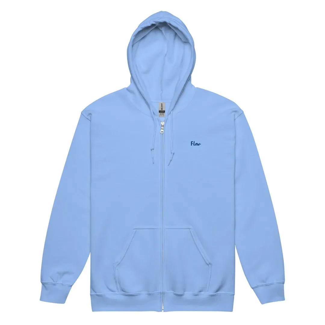 'Flow' Zip-Up Hoodie