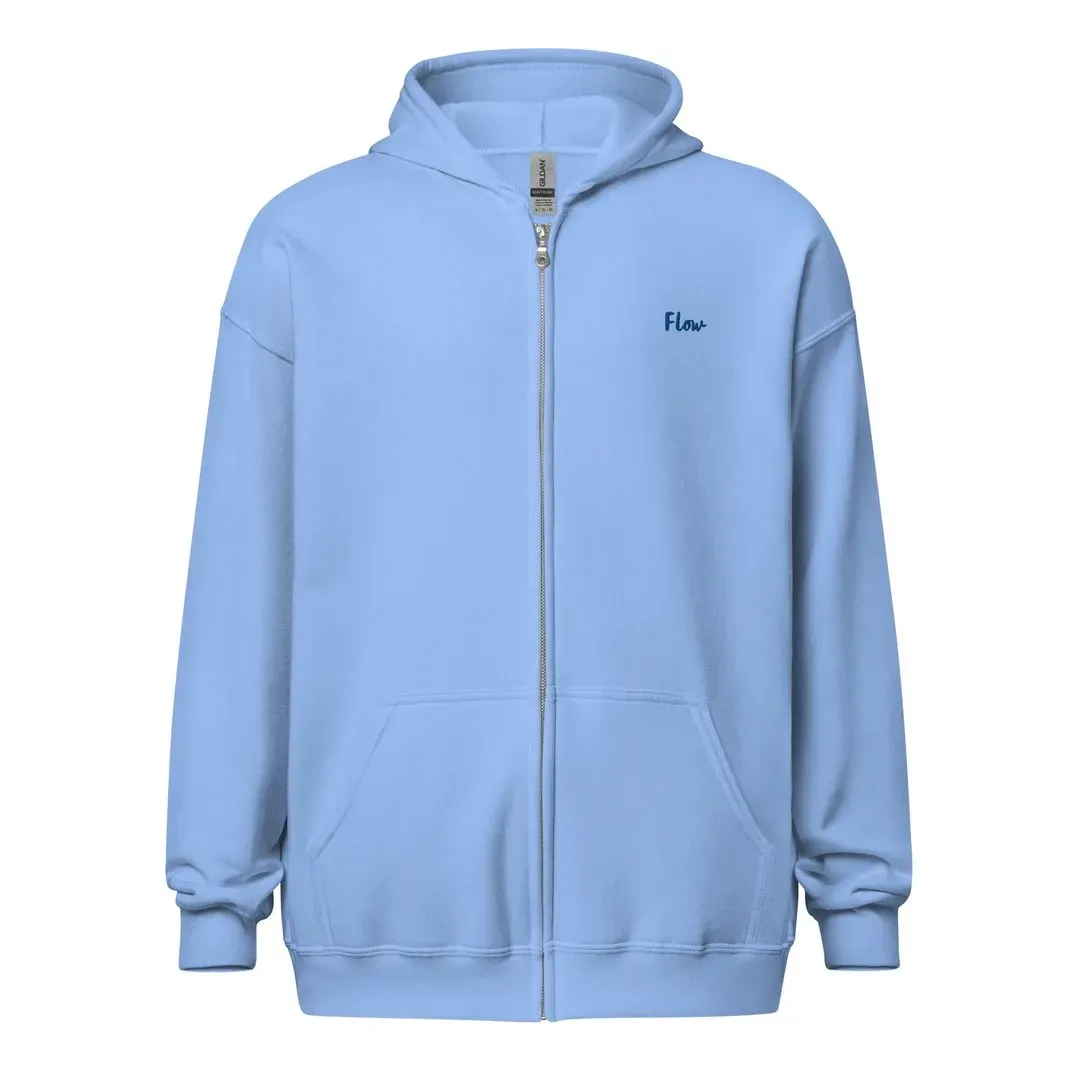 'Flow' Zip-Up Hoodie