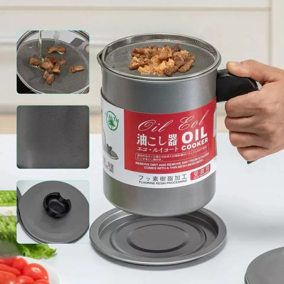 Oil filter pot