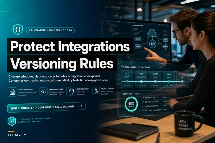 Don't break clients: API change management rules, versioning windows and roadmap coordination for product teams