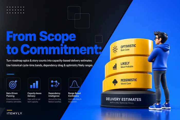 From scope to commitment: a capacity-forecasting model that turns roadmap epics into reliable delivery bands