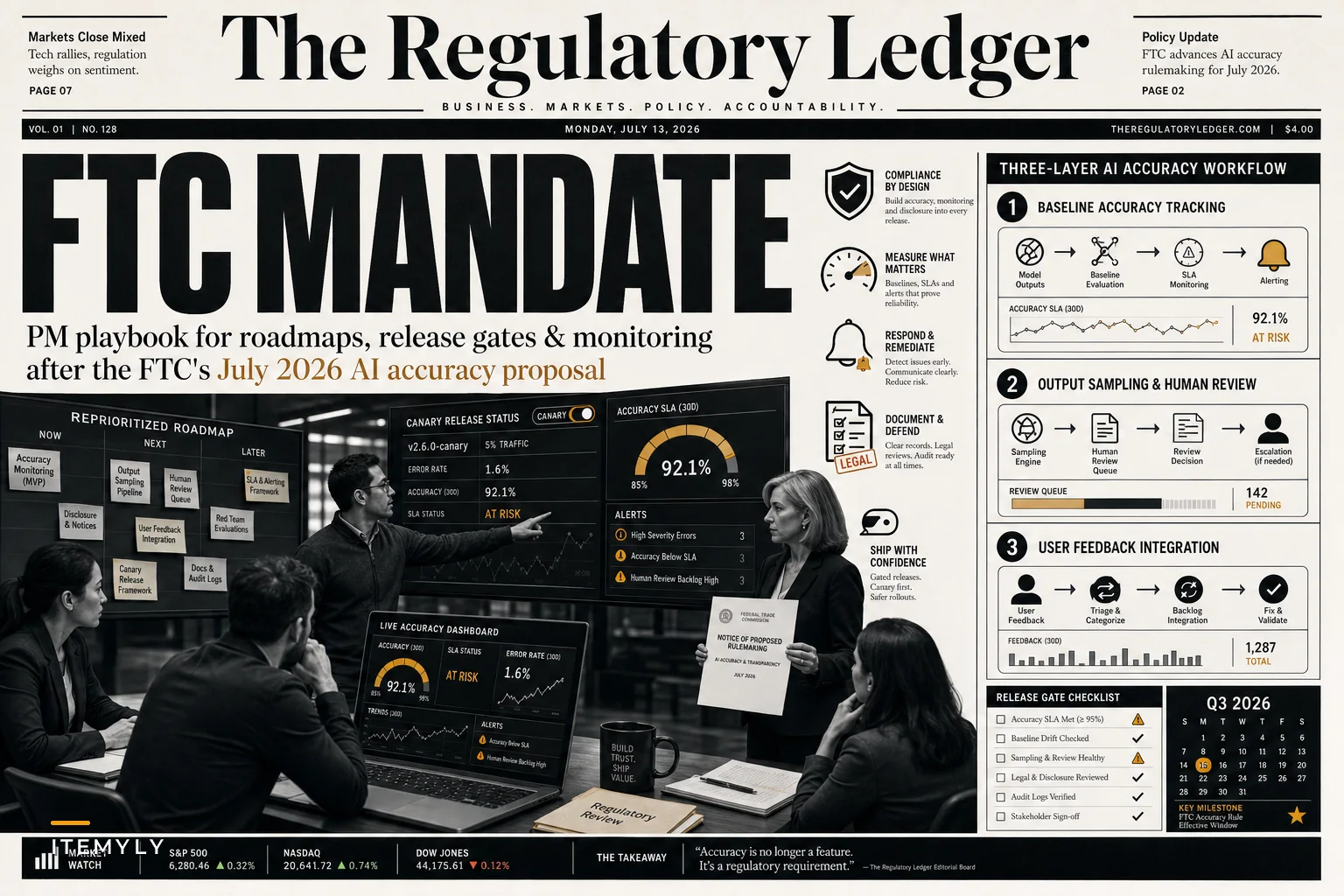 How the FTC's AI Accuracy Proposal Should Change Your Roadmap, Release Gates and Monitoring