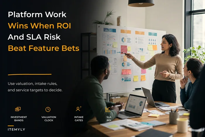 Platform vs product roadmap decisions: an SLA-and-ROI framework to prioritize platform investments