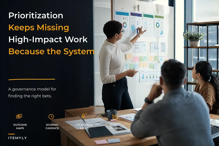 Prioritization keeps missing high-impact work — an organizational system to surface the right bets