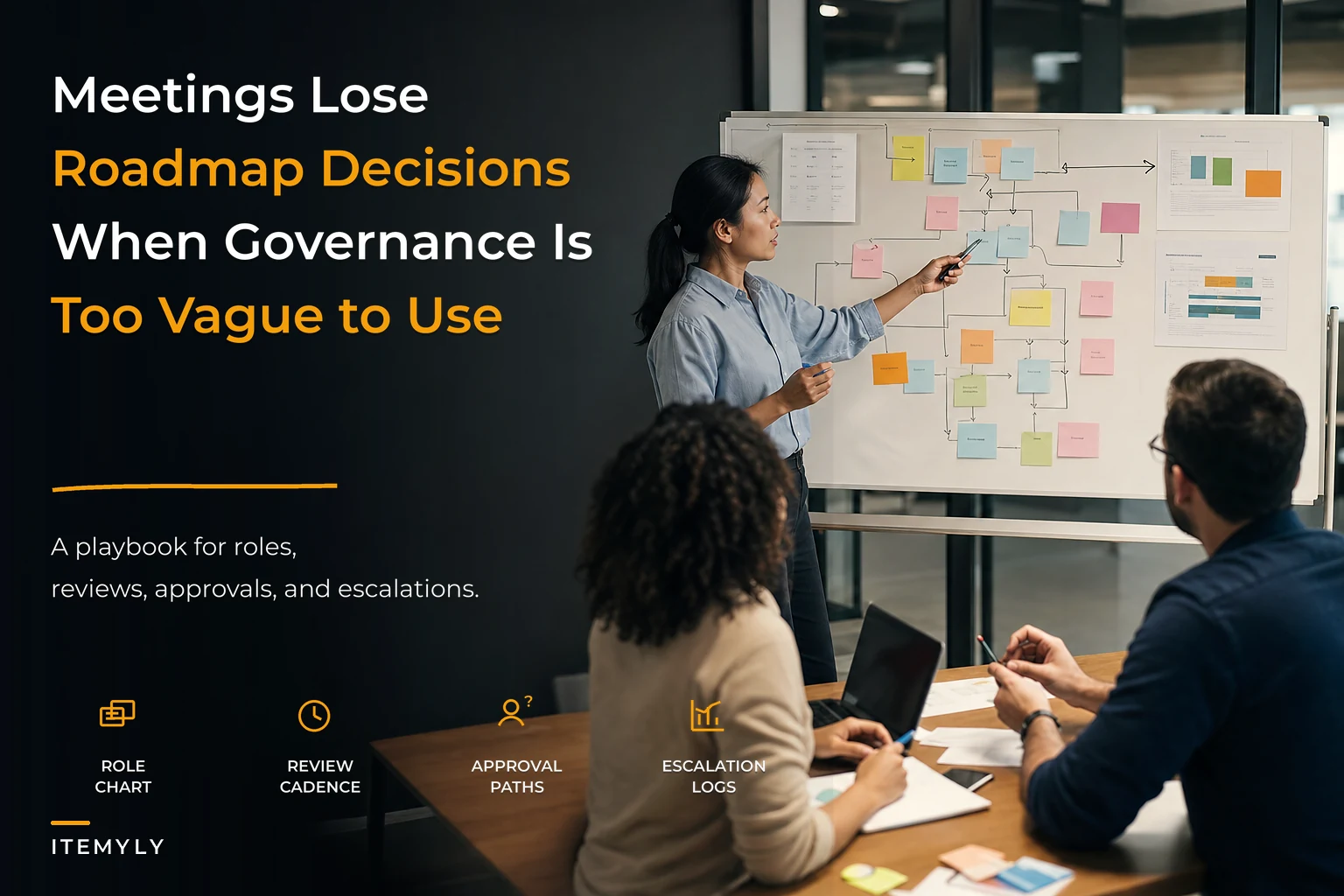 Stop losing roadmap decisions in meetings: a playbook for governance, roles and escalations