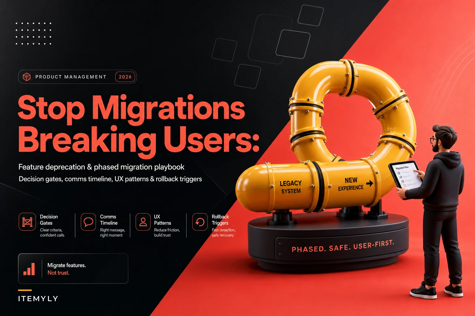 Stop migrations from breaking users: a feature deprecation and phased migration playbook