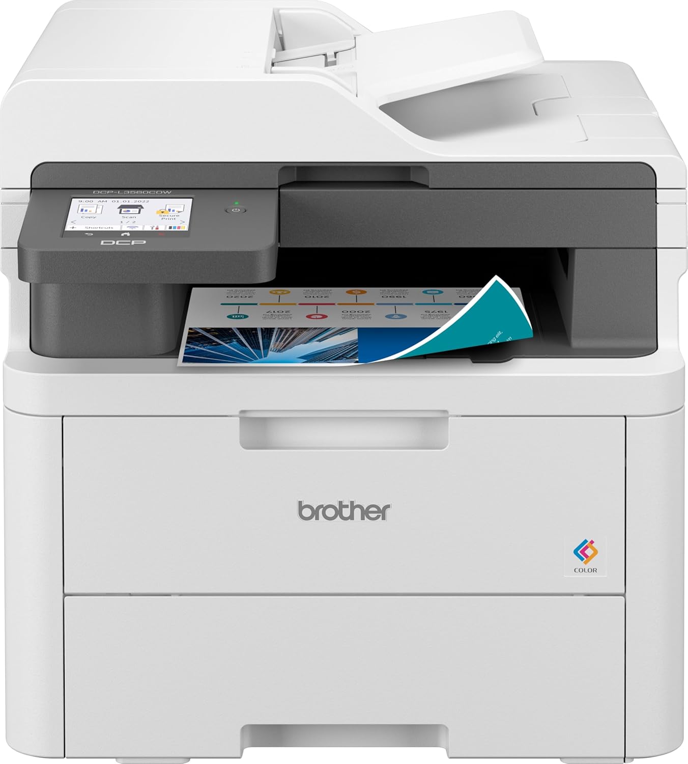 Brother DCP-L3560CDW Colour Laser Multifunction Printer with Wi-Fi & Duplex