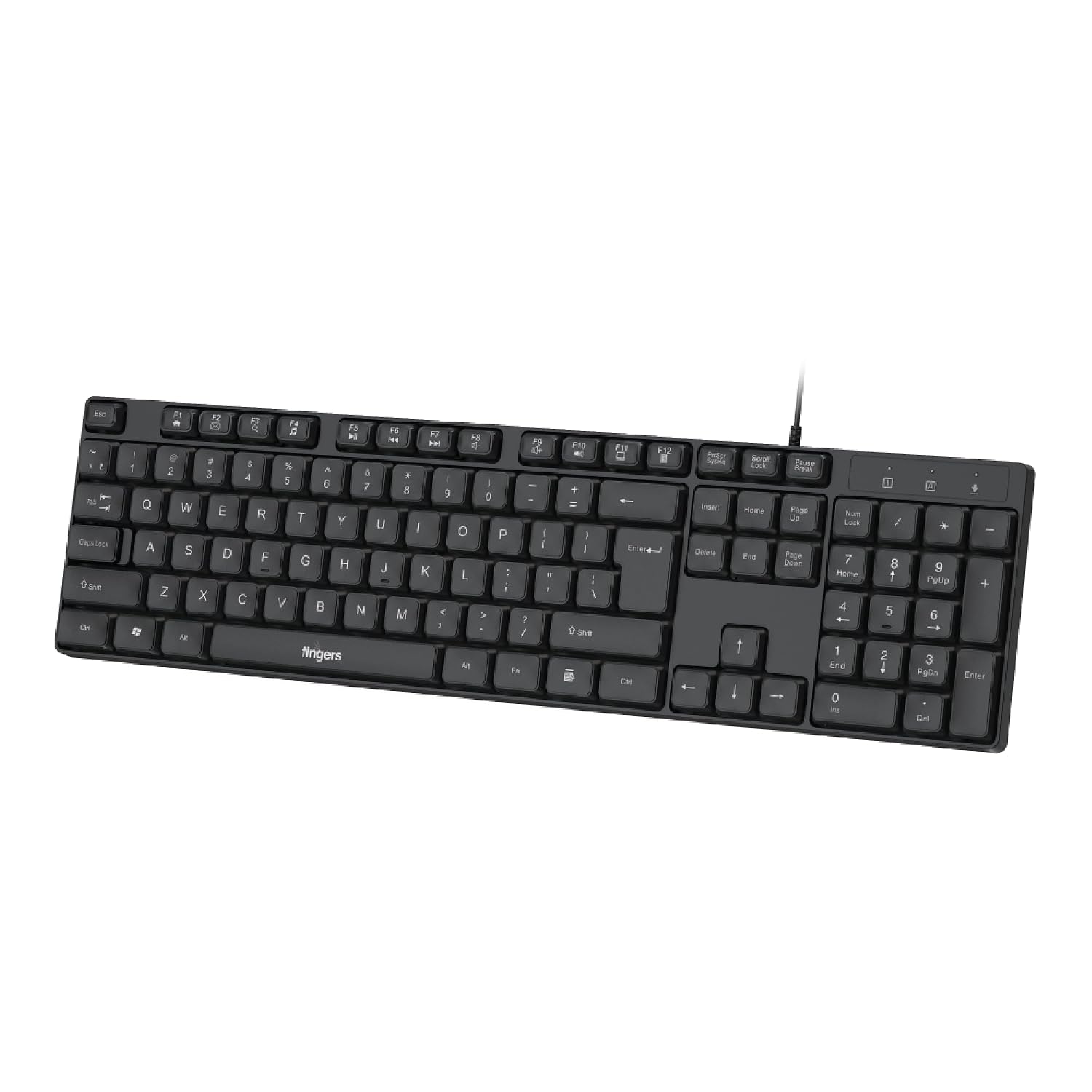 Fingers Wonder Clicks K9 USB Keyboard – Smooth Typing Experience