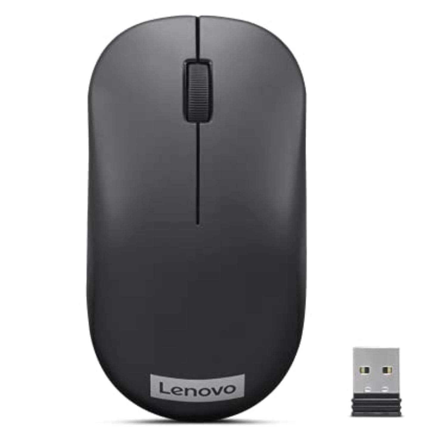 Lenovo 130 Wireless Mouse – Compact USB Nano Receiver Mouse for Office & Home