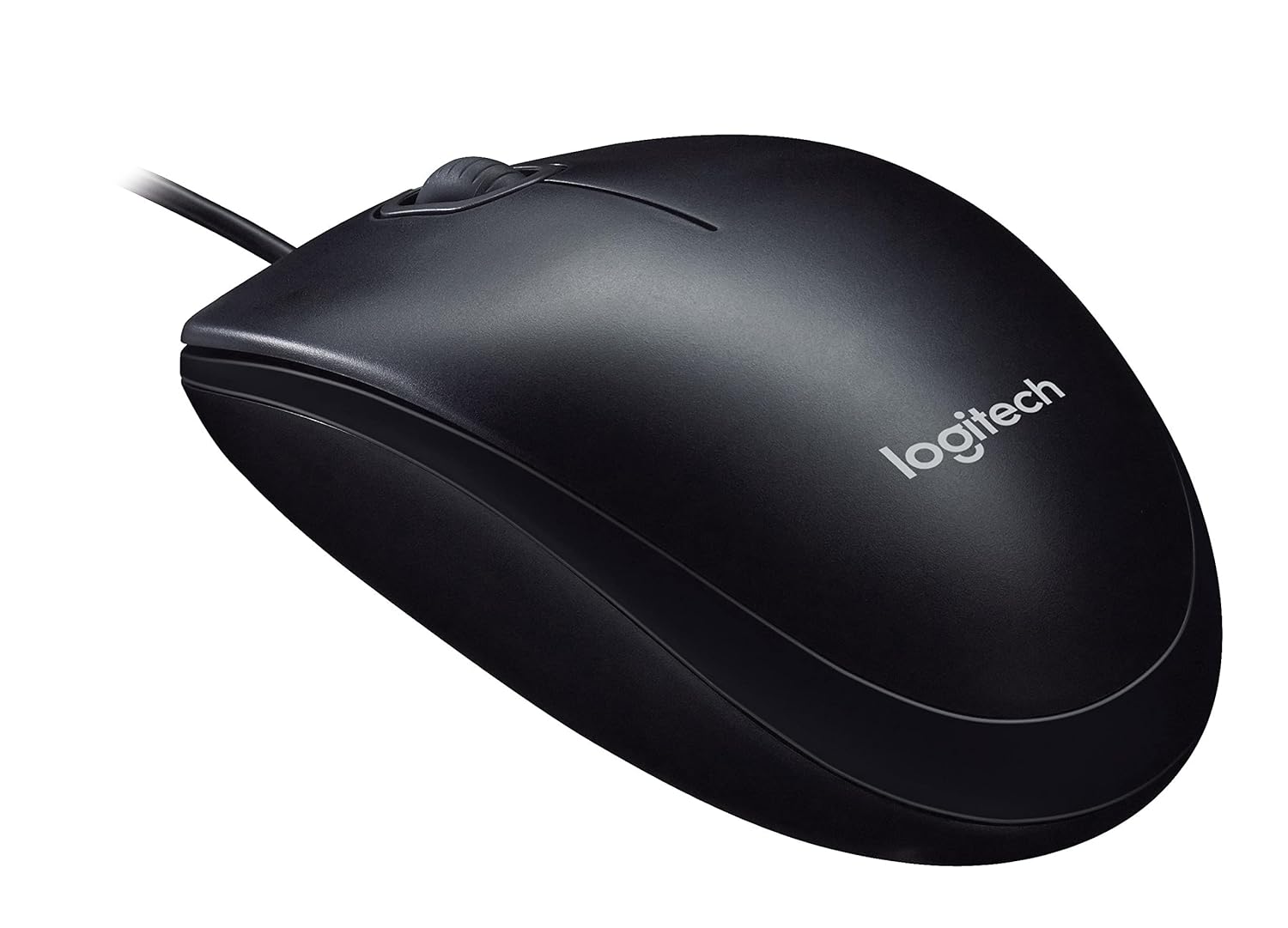 Logitech M90 Wired Mouse – USB Optical Mouse for Office & Home Use