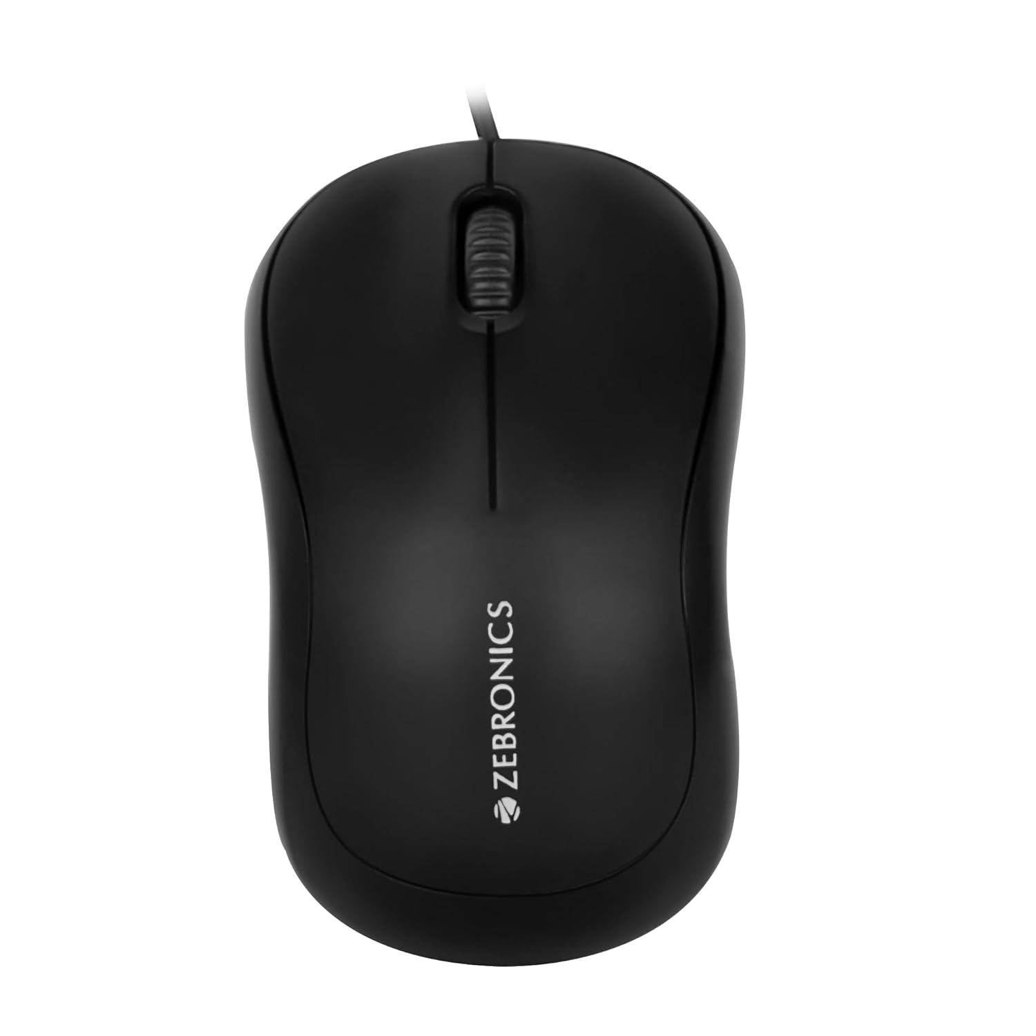 Zebronics Comfort Wired Mouse – Ergonomic USB Optical Mouse for Office & Home