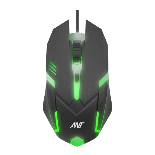 Ant GM46 Wired Gaming Mouse RGB – High Precision USB Mouse for Gaming & PC