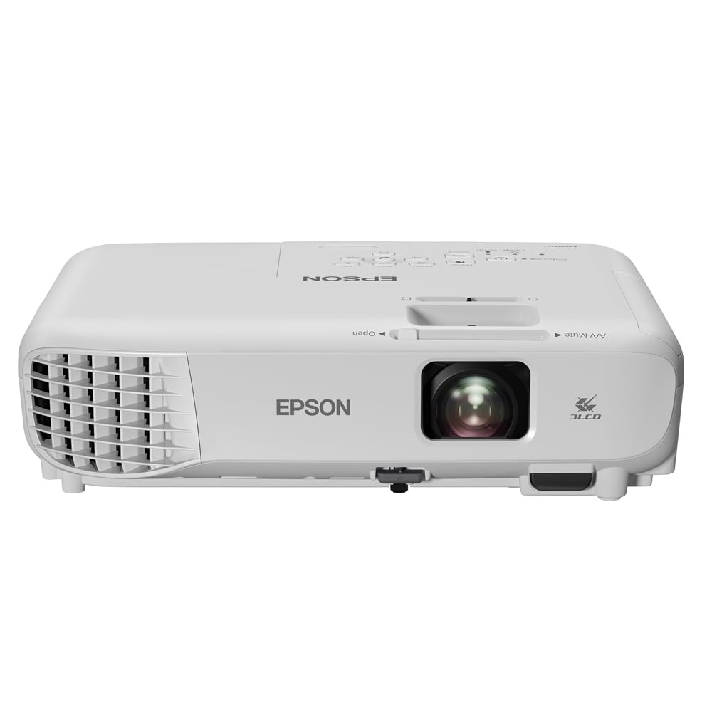 Epson EB-W06 WXGA 3LCD Projector | 3700 Lumens HD Business & Home Projector