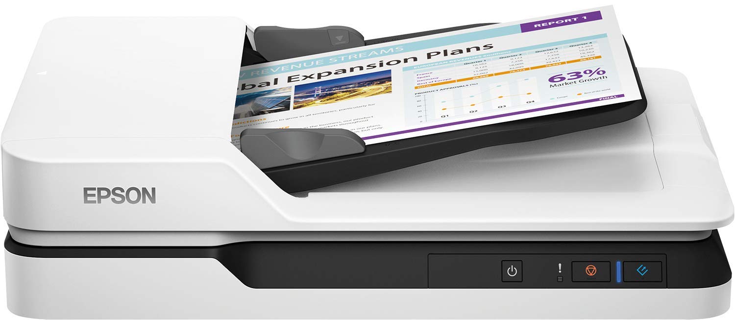 Epson WorkForce DS-1630 Flatbed Document Scanner (B11B239504) | ADF Scanner | Aster Computers Madurai