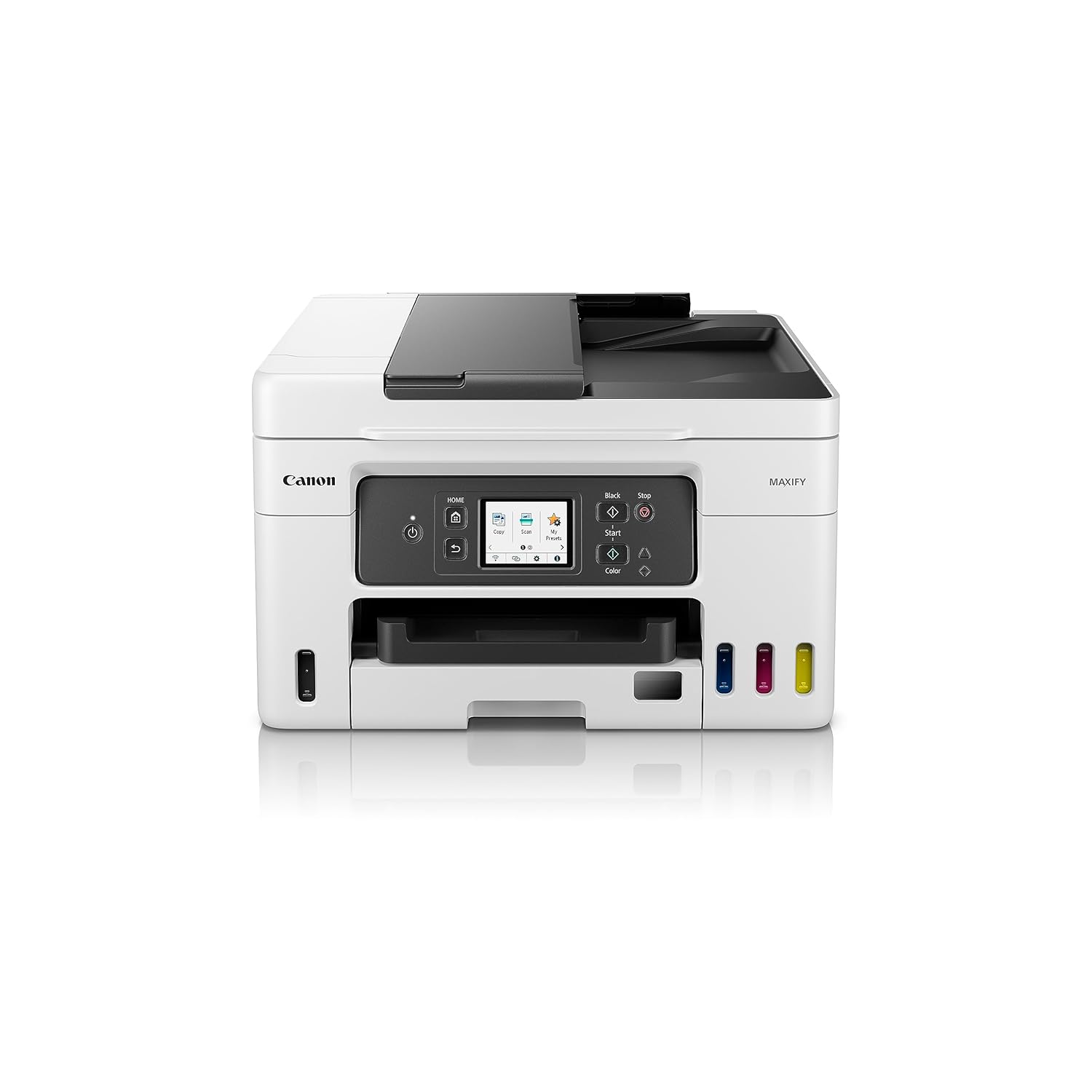 Canon MAXIFY GX4070 WiFi Ink Tank Printer with Print, Scan, Copy & Fax, auto duplex, 35-sheet ADF, high-yield pigment ink and LAN connectivity