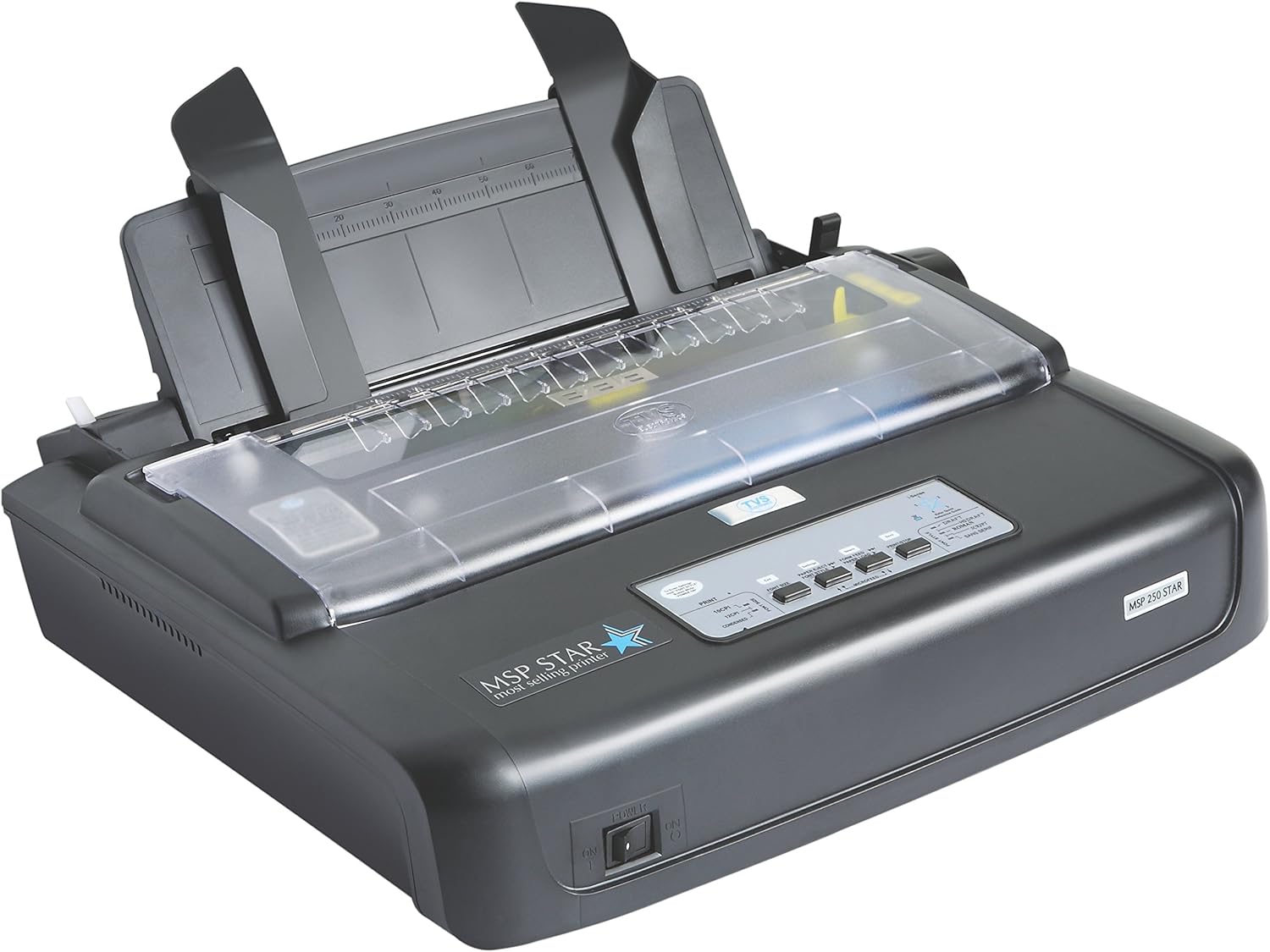 TVS HD 250 Gold Monochrome Dot Matrix Printer – 80 Column | 1+5 Copies | 516 CPS