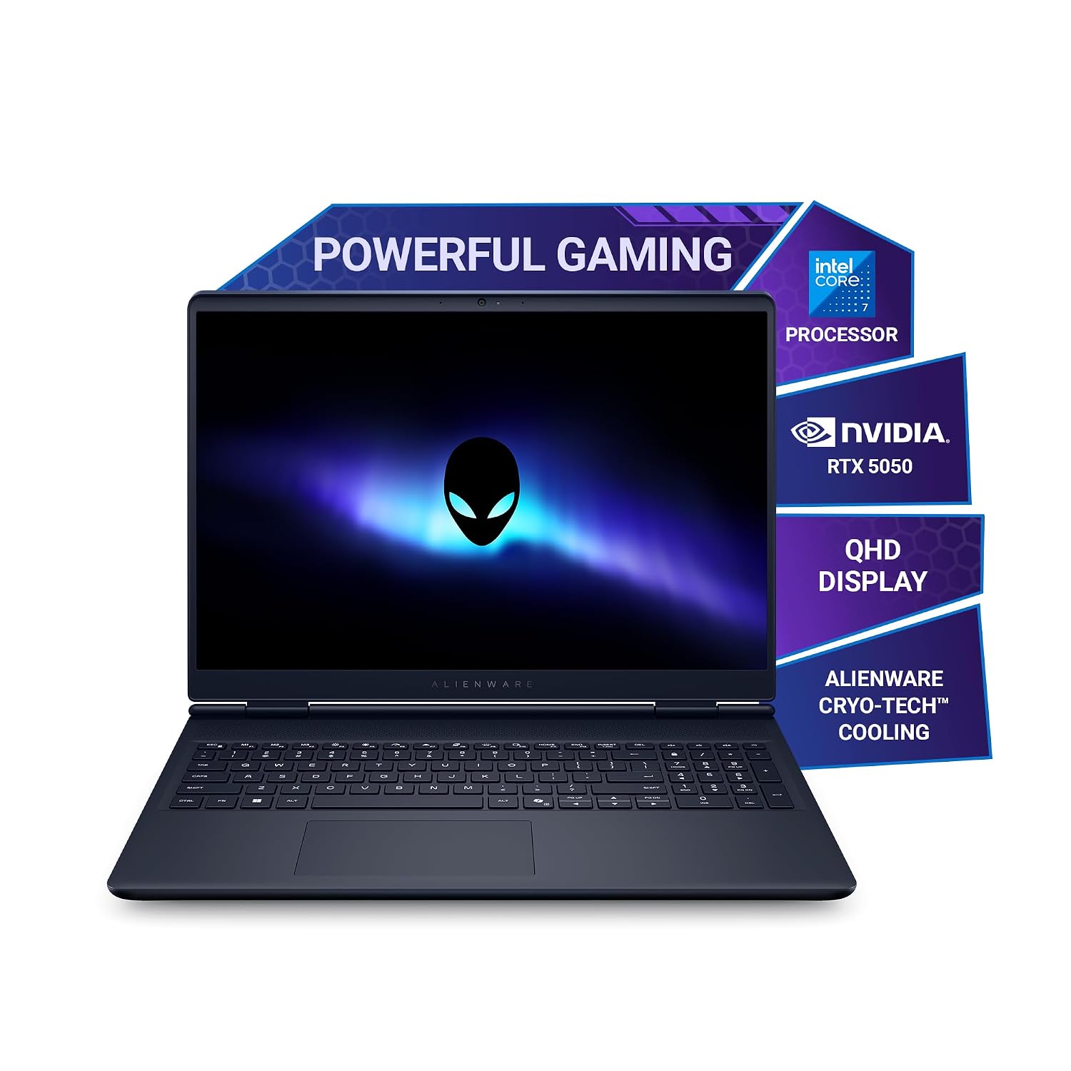 Dell Alienware 16 AC 16250 Core 7 240H Gaming Laptop – 16GB RAM, 1TB SSD, RTX 5060