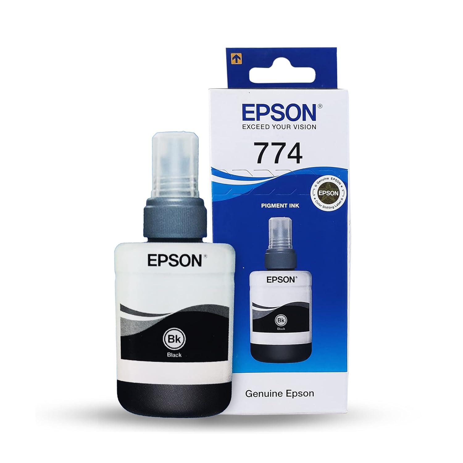 Epson 774 Original Black Pigment Ink Bottle – 140ml (T7741)