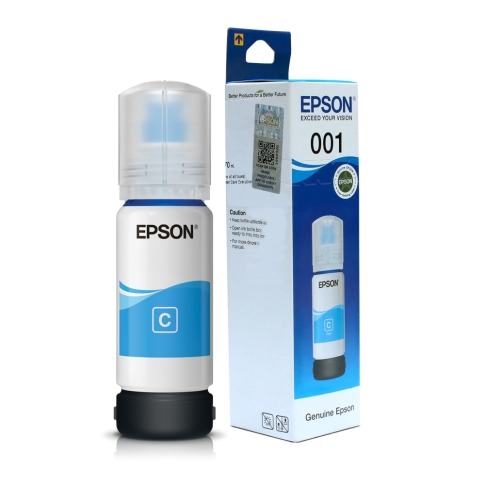 Epson 001 Original Cyan Ink Bottle – 70ml