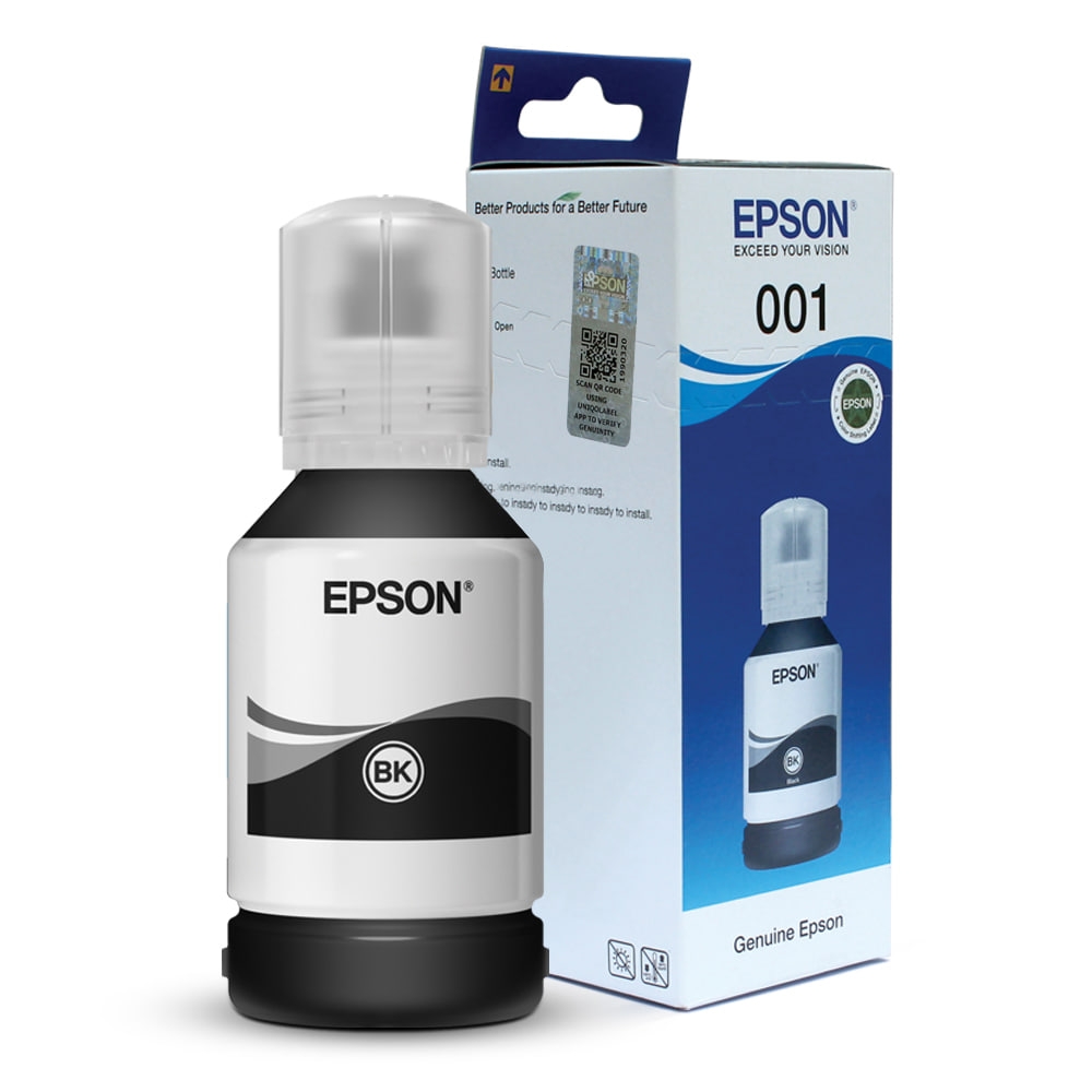 Epson 001 Original Black Pigment Ink Bottle – 127ml