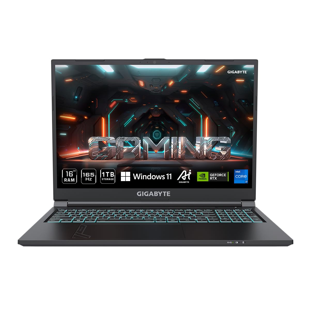 GIGABYTE G6 KF-H3IN894KH Gaming Laptop – Intel Core i7 13th Gen, RTX 4060 8GB, 16GB RAM, 1TB SSD