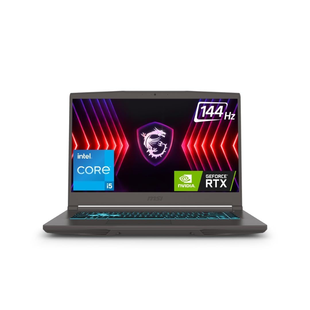 MSI Thin 15 B13UDX-129IN Gaming Laptop – Intel Core i5 13th Gen, RTX 3050 6GB, 16GB RAM, 512GB SSD