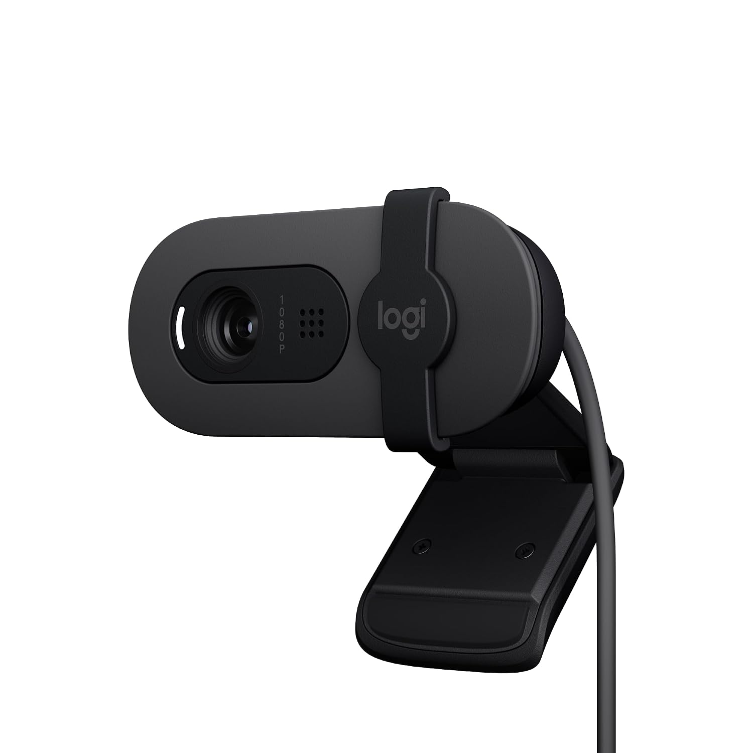 Logitech Brio 100 Full HD 1080p Webcam with Built-in Mic | Auto-Light Balance & Privacy Shutter