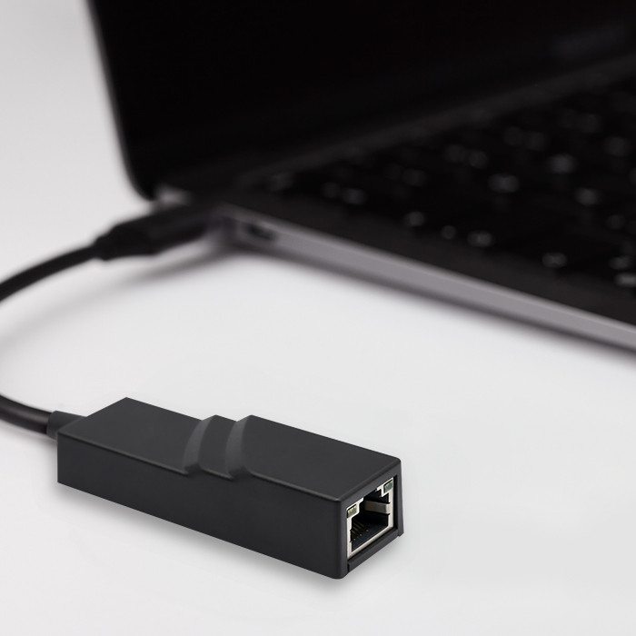Qoltec Adapter sieciowy przejściówka USB-C 3.1 | RJ-45 | Ethernet | 1000Mb/s - zdjęcie 4