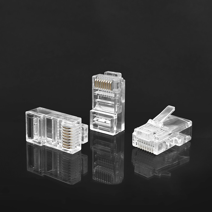 Qoltec Wtyk złącze modularne RJ45 | CAT5e | UTP | Pozłacane styki | 100 sztuk - zdjęcie 4