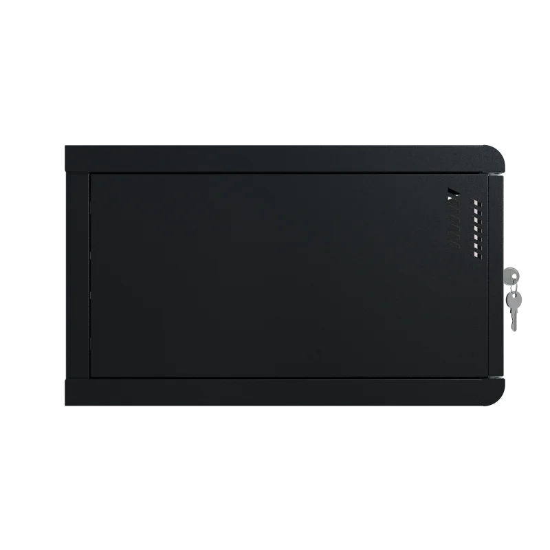 Szafa RACK 19" 4U 450 wisząca Professional szkło czarna - zdjęcie 7