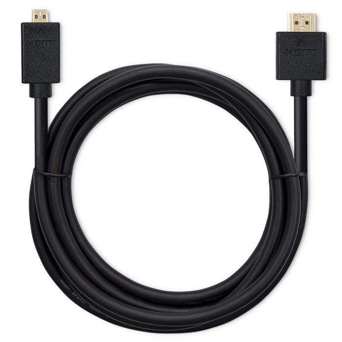 Qoltec Kabel HDMI | Micro HDMI | High speed | 4K | 30Hz | GOLD | 1.5m - zdjęcie 6