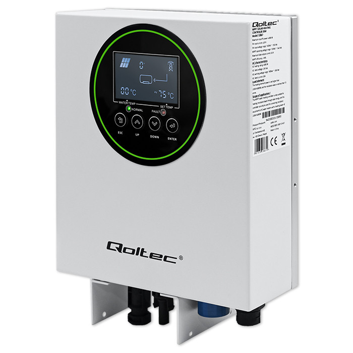 Qoltec Inwerter Przetwornica solarna do grzania wody ECO Solar Boost | MPPT | BYPASS | LCD | 3kW/4kW | Wi-fi - zdjęcie 1