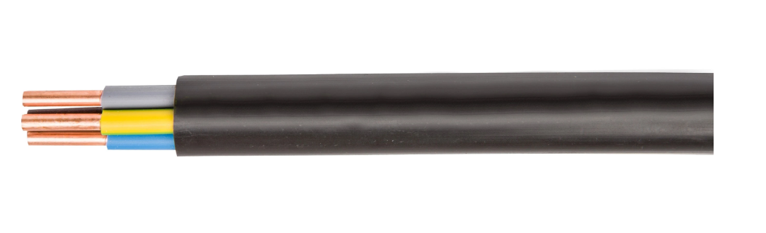 Kabel energetyczny YKY 5x4 żo 0,6/1kV /100m